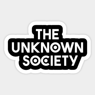 The Unknown Society Sticker